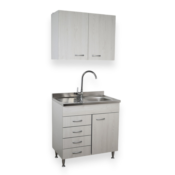 basic-mobile-cucina-80-cm-1anta-cassetti-lavello-sx-scolapiatti-frassino-moire