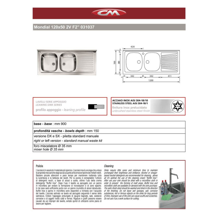 basic-mobile-sottolavello-cucina-120-cm-cassettiera-sx-lavello-inox-frassino-moire