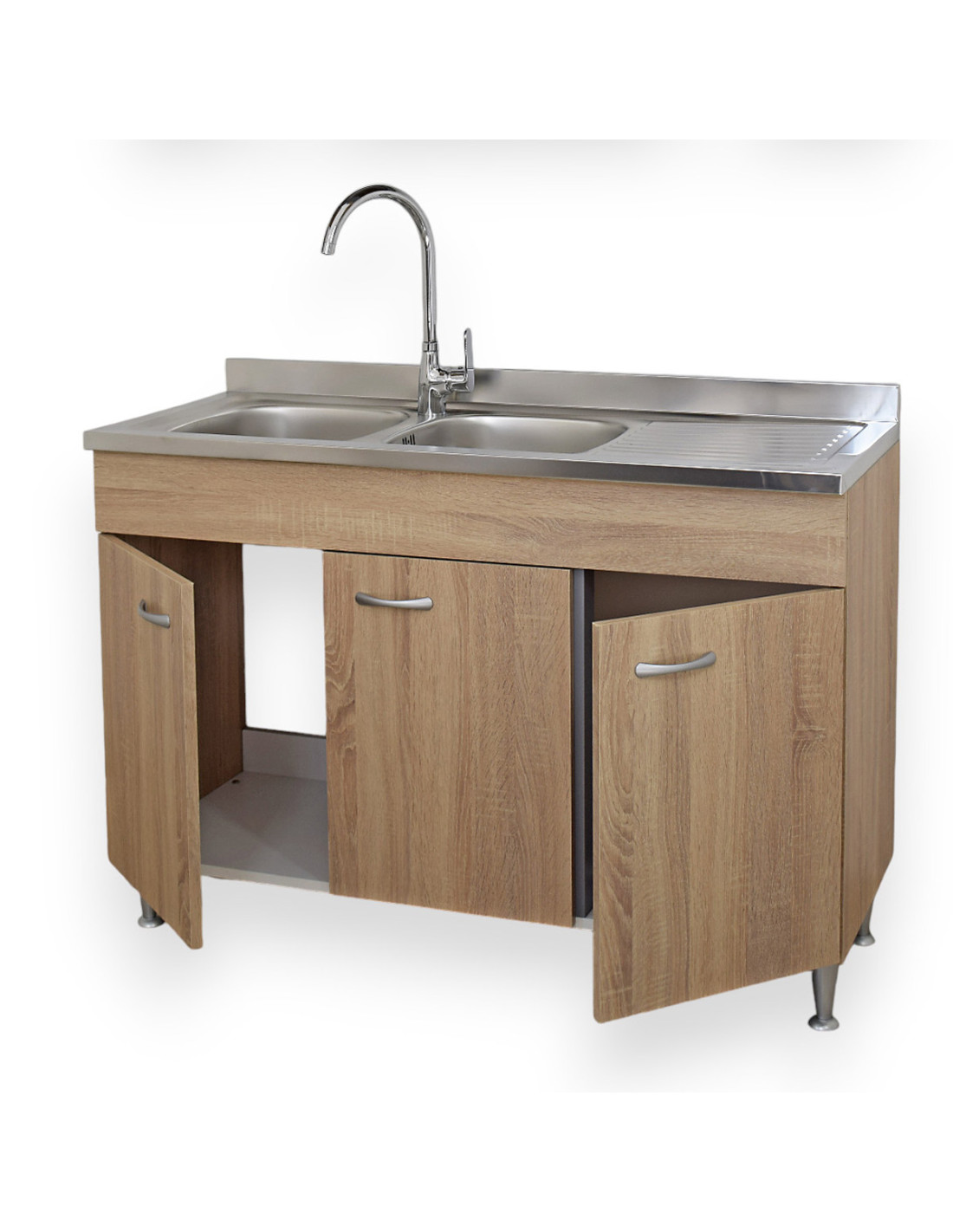Scolapiatti Sopra Lavello ZDRongZhen 3 Ripiani: In Acciaio Inox 304, Lunghezza Regolabile 57-89 Cm, Con Portabicchieri E Ganci, Grigio Scuro - 2