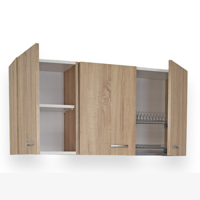 basic-mobile-cucina-120-cm-cassettiera-sx-pensile-scolapiatti-lavello-inox-rovere-well