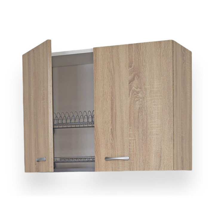 basic-mobile-cucina-80-cm-2-ante-lavello-2-vasche-scolapiatti-rovere