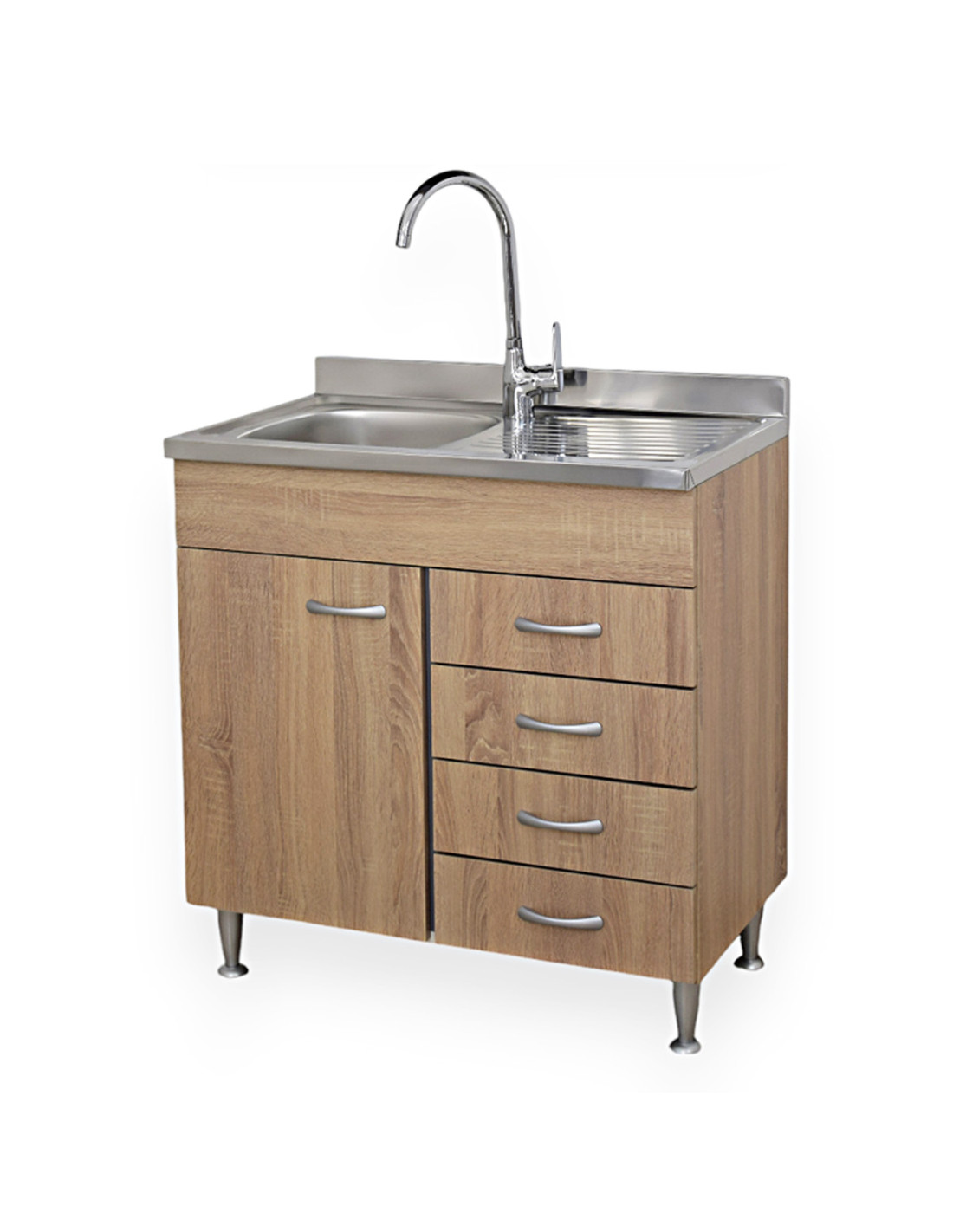 basic-mobile-sottolavello-cucina-80-cm-cassettiera-dx-lavello-rovere