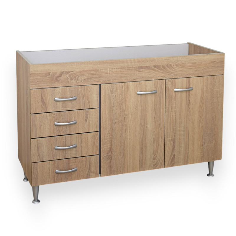 basic-sottolavello-cucina-2-ante-e-cassetti-sx-cm-120-rovere basic-sottolavello-cucina-2-ante-e-cassetti-sx-cm-120-rovere