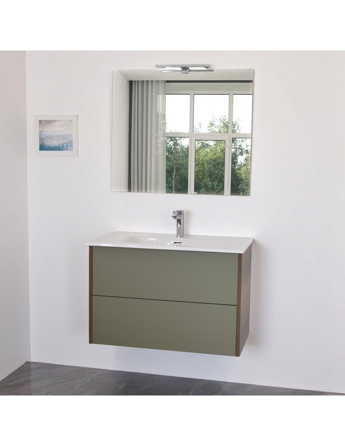 mobile-bagno-100-cm-cassetti-push-lavabo-consolle-design-moderno-shape-rovere-barok-verde-oliva