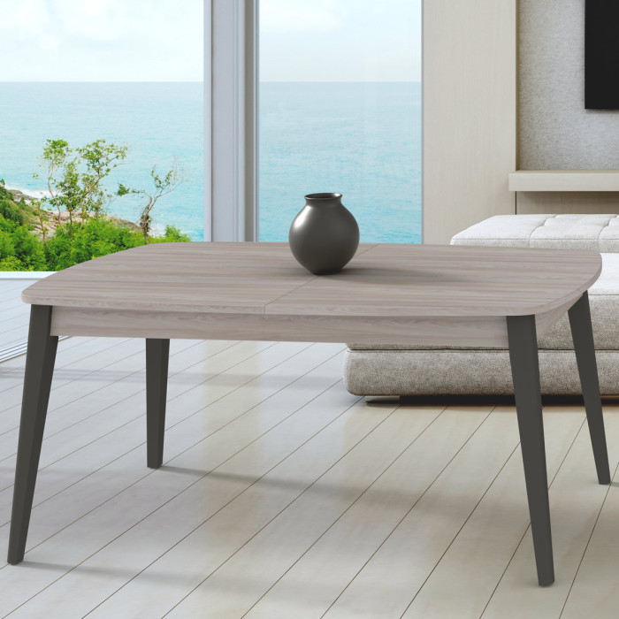 Tavolo rettangolare allungabile 160/240x90 cm MERCURIO olmo perla