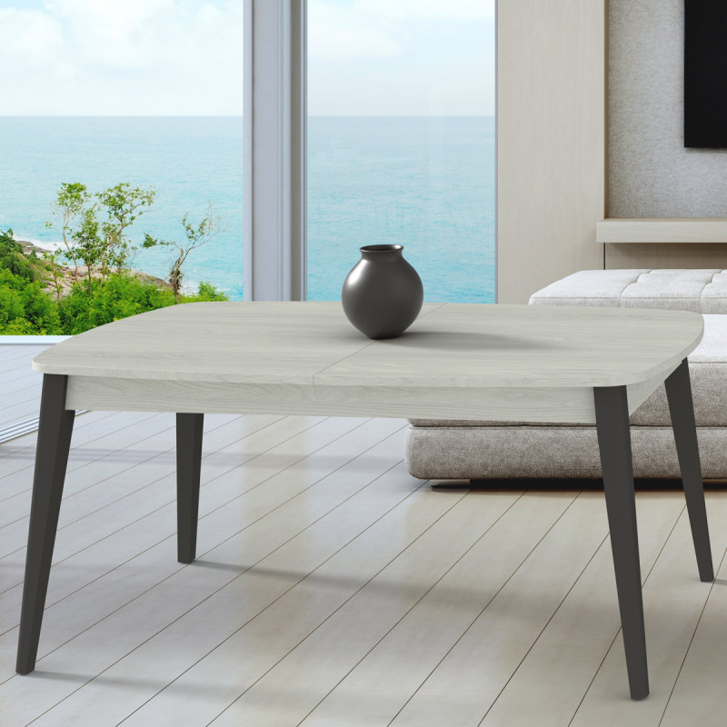 Tavolo rettangolare allungabile 160/240x90 cm MERCURIO olmo sbiancato Tavolo rettangolare allungabile 160/240x90 cm MERCURIO olmo sbiancato