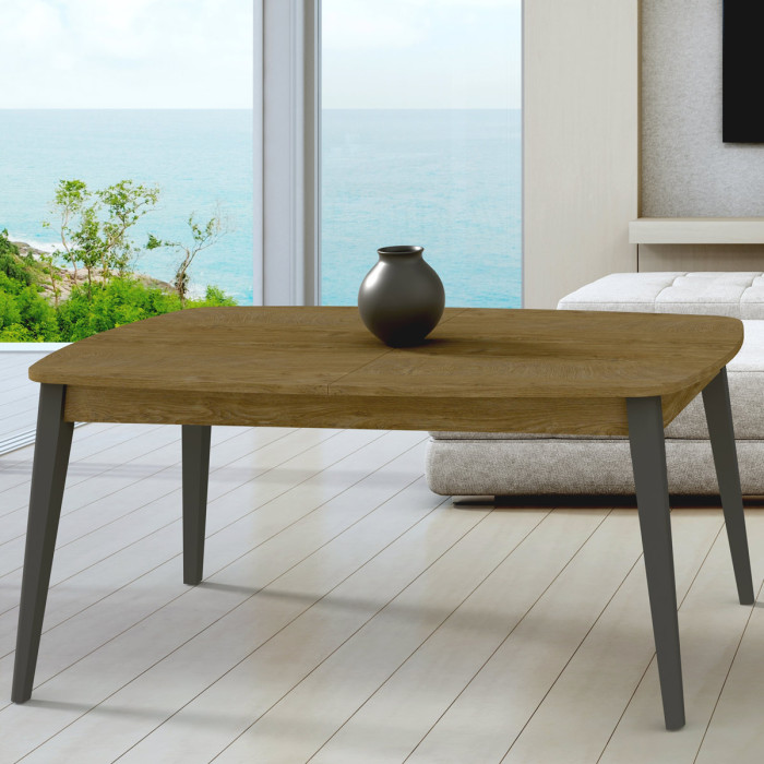 Tavolo rettangolare allungabile 160/240x90 cm MERCURIO rochelle