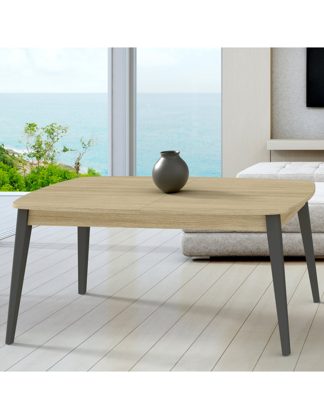 Tavolo rettangolare allungabile 160/240x90 cm MERCURIO trend