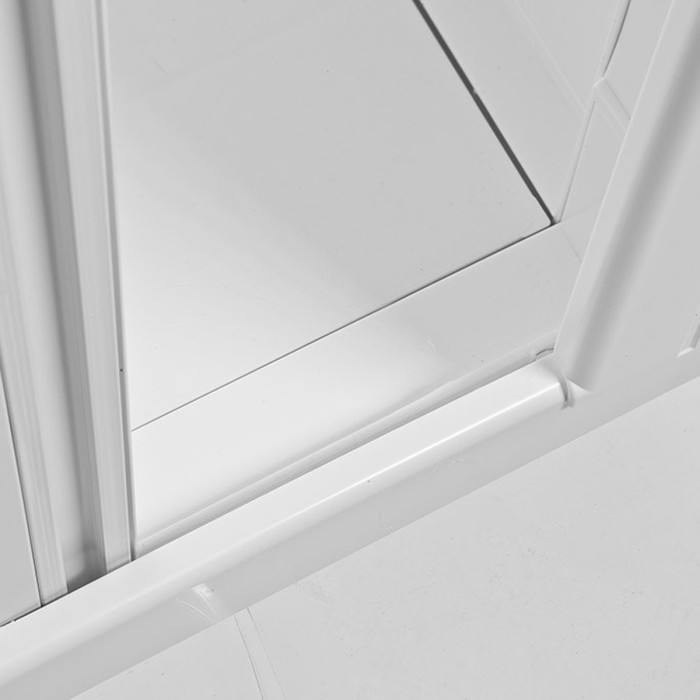 Mobile lavatoio lavapanni in resina cm 60x60 con apertura scorrevole salvaspazio