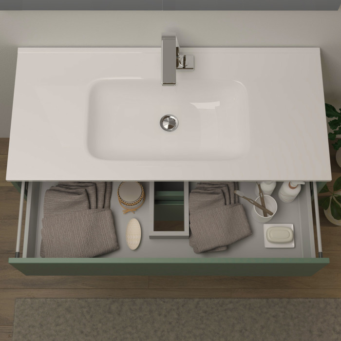 mobile-bagno-peter-sospeso-100-cm-con-cassetti-verde-opaco