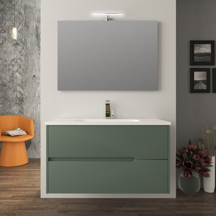 mobile-bagno-peter-sospeso-100-cm-con-cassetti-verde-opaco