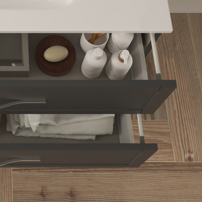 mobile-bagno-design-contemporaneo-ted-sospeso-100-cm-con-cassetti-grigio-grafite