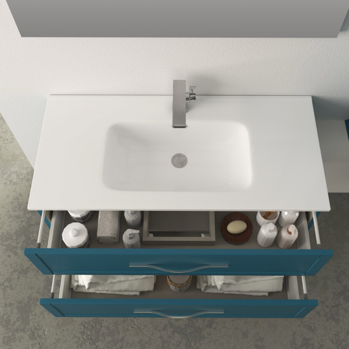 mobile-bagno-design-contemporaneo-ted-sospeso-100-cm-con-cassetti-blu-petrolio