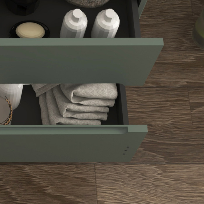 mobile-bagno-design-moderno-kim-sospeso-100-cm-con-cassetti-verde-opaco