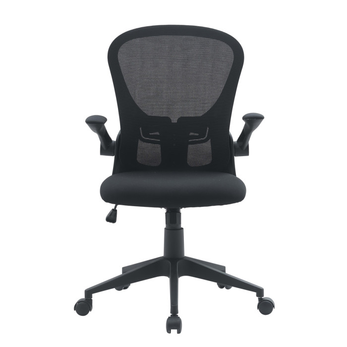 poltrona-ufficio-girevole-in-tessuto-nero-taho-braccioli-ribaltabili-supporto-lombare