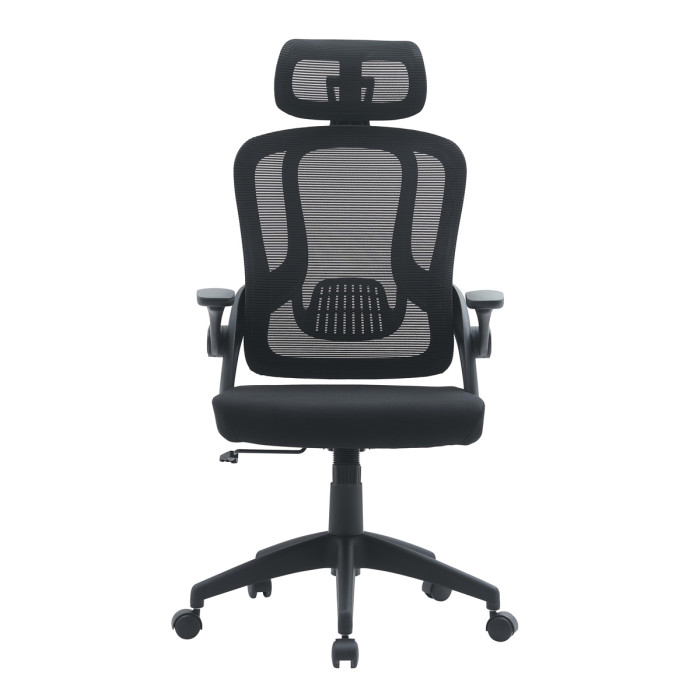 poltrona-ufficio-girevole-in-tessuto-nero-delphi-braccioli-ribaltabili-supporto-lombare