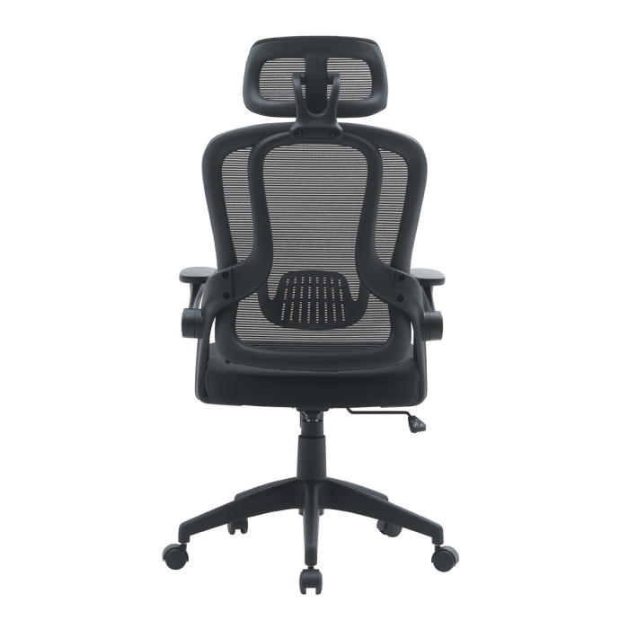 poltrona-ufficio-girevole-in-tessuto-nero-delphi-braccioli-ribaltabili-supporto-lombare