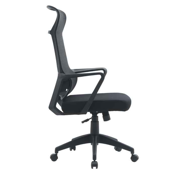 poltrona-ufficio-girevole-in-tessuto-nero-kyoto-braccioli-supporto-lombare