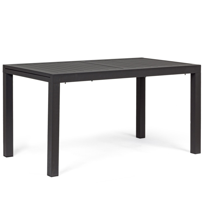 Tavolo-allungabile-alluminio L140/210xP77xH75-cm-Bizzotto-HILDE-HILL-Antracite