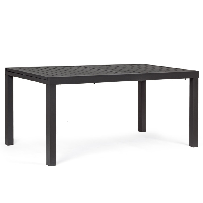 Tavolo-allungabile-alluminio-giardino-L160/240xP90xH75-cm-Bizzotto-HILDE-HILL-Antracite
