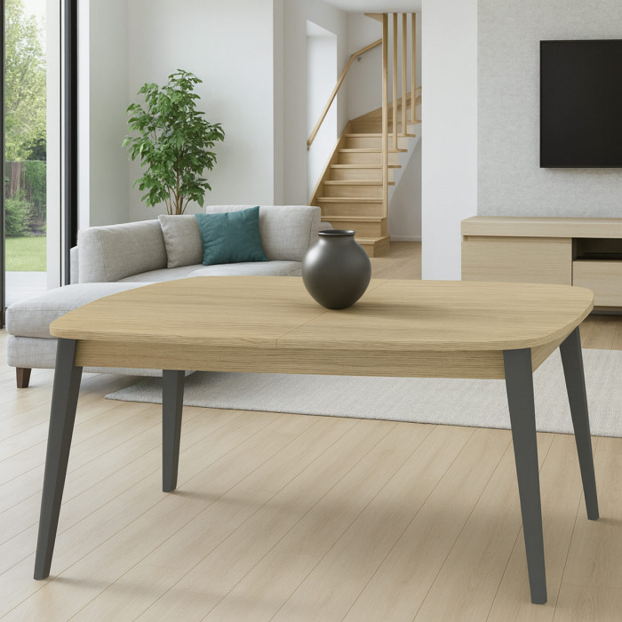 Tavolo rettangolare allungabile 160/240x90 cm MERCURIO trend