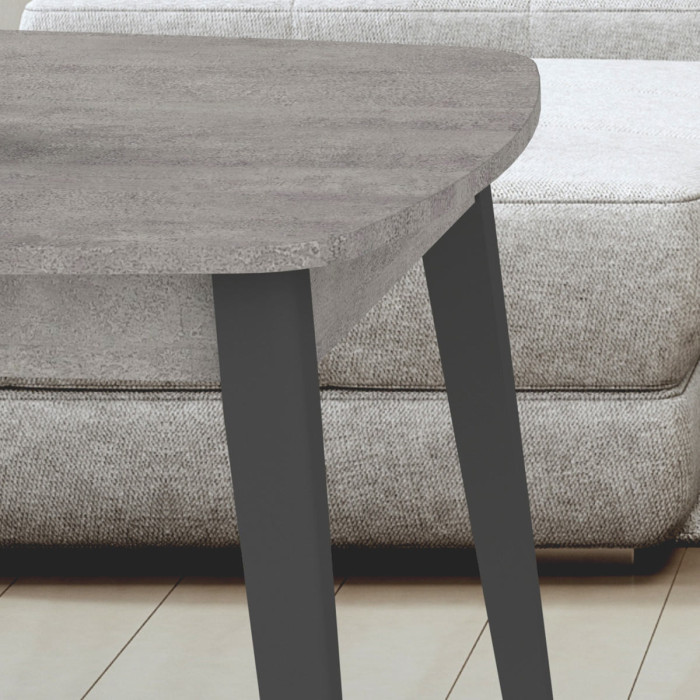 Tavolo rettangolare allungabile 160/240x90 cm MERCURIO cemento