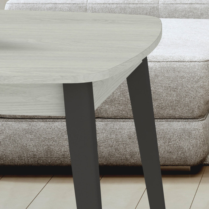 Tavolo rettangolare allungabile 160/240x90 cm MERCURIO olmo sbiancato