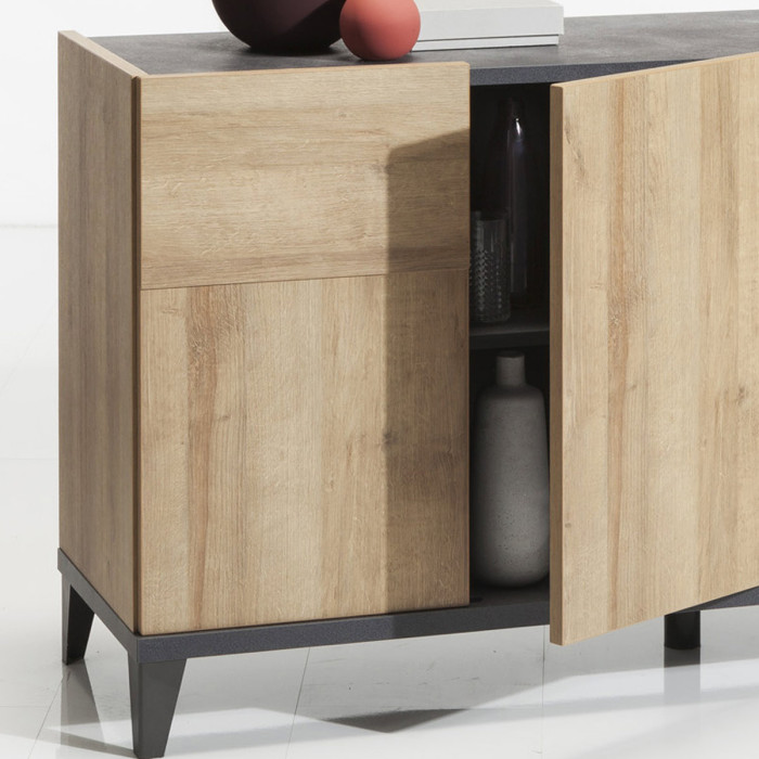 mobile-bloom-madia-3-ante-L180xP45xH84-cm-rovere-antracite-particolare