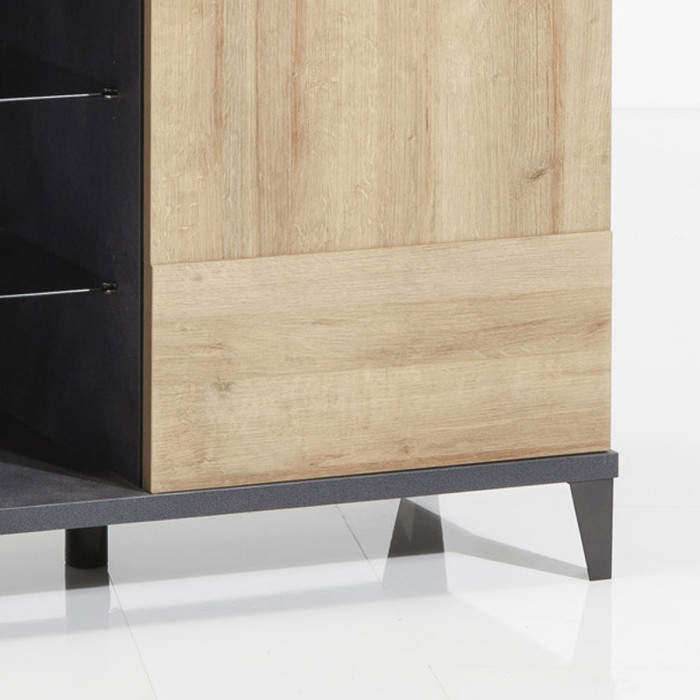 mobile-bloom-madia-3-ante-L180xP45xH84-cm-rovere-antracite-particolare