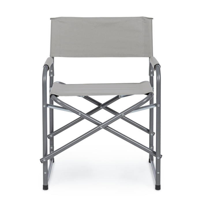 Sedia regista olbia pieghevole in acciaio per piscina e al mare rock