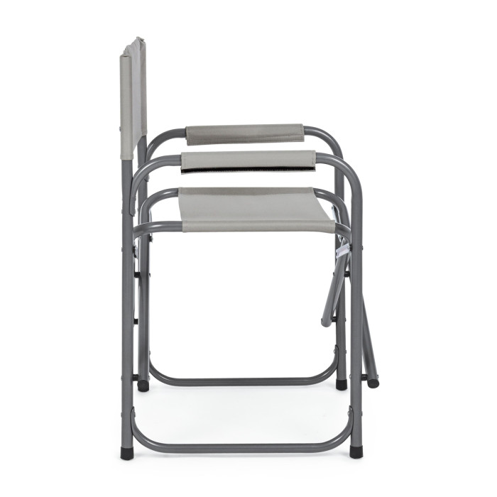 Sedia regista olbia pieghevole in acciaio per piscina e al mare rock