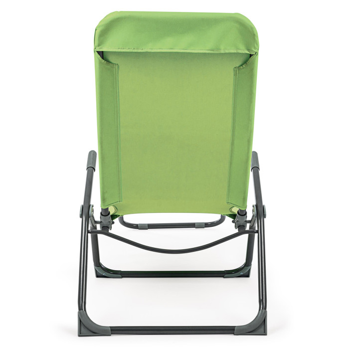 Lettino brandina pieghevole reclinabile basculante Verde Lime