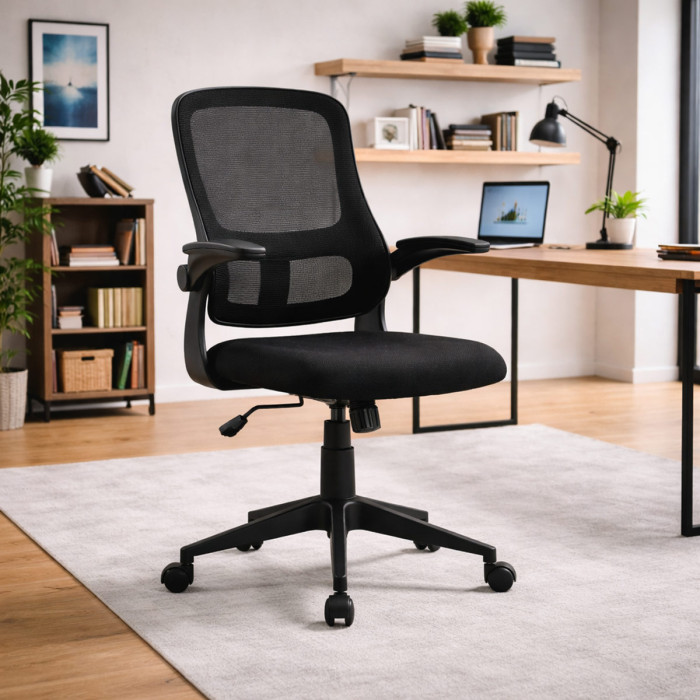 poltrona-ufficio-girevole-in-tessuto-nero-lyon-braccioli-ribaltabili