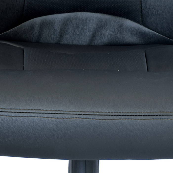 Poltrona ufficio lord direzionale in ecopelle studio ufficio con ruote colore nero