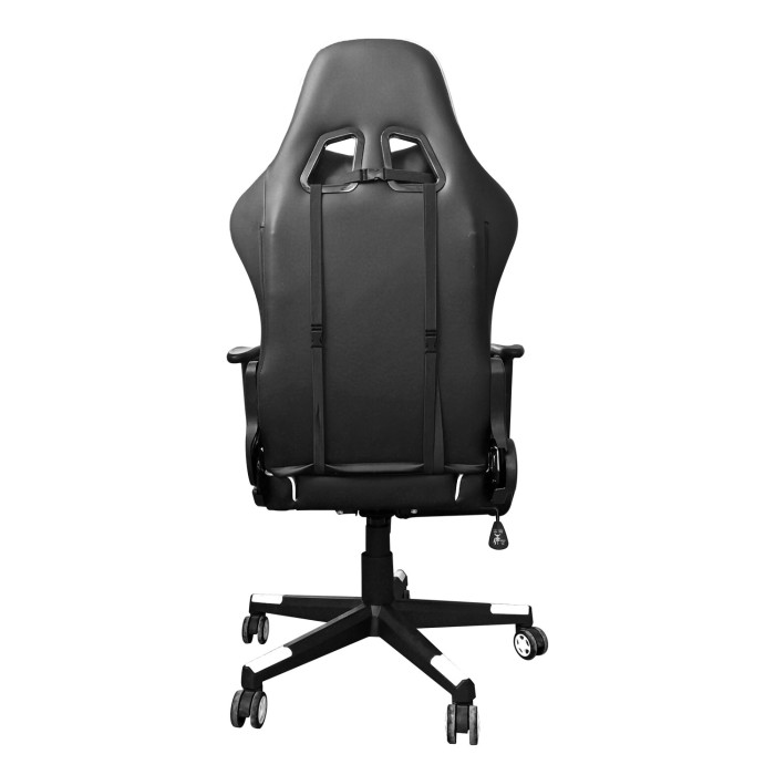 Poltrona da Gaming Lotus reclinabile sedia ufficio con ruote girevole Nero/Bianco