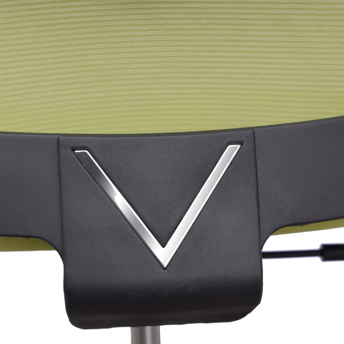 Poltrona ufficio ergonomica sedia girevole con rotelle scrivania studio Vega col. Verde