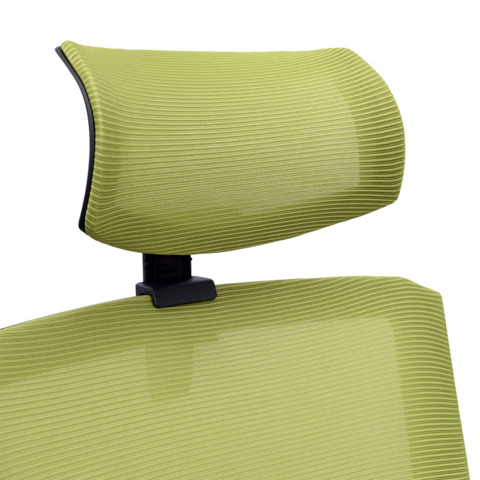 Poltrona ufficio ergonomica sedia girevole con rotelle scrivania studio Vega col. Verde