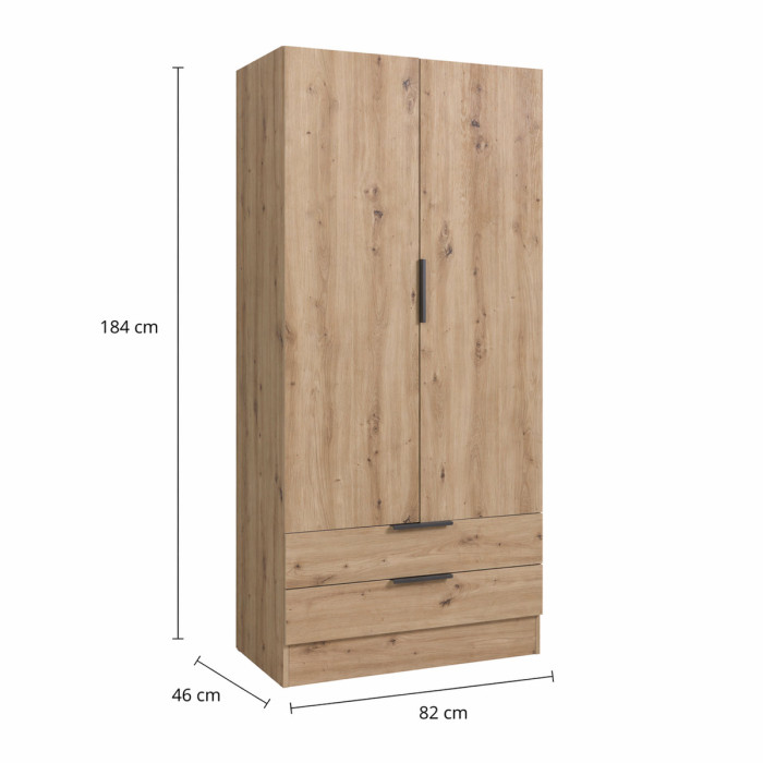 bambey-armadio-cameretta-2-ante-2-cassetti-L82xP46xH184-cm-rovere-artisan