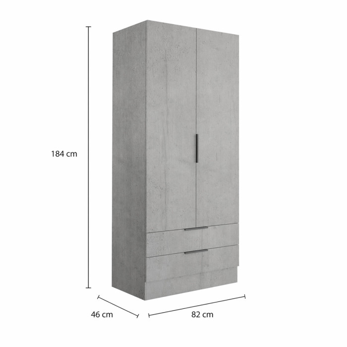 bambey-armadio-cameretta-2-ante-2-cassetti-L82xP46xH184-cm-cemento