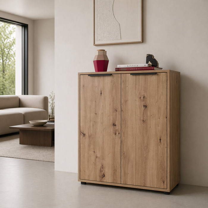 bambey-mobile-madia-2-ante-2-ripiani-L72xP35xH88-cm-rovere-artisan