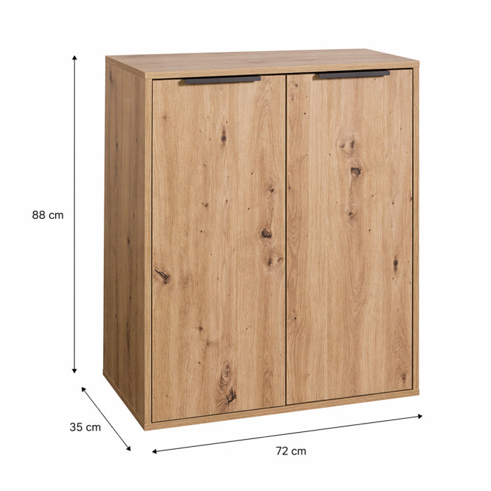 bambey-mobile-madia-2-ante-2-ripiani-L72xP35xH88-cm-rovere-artisan