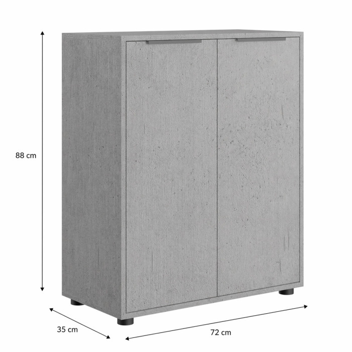 bambey-mobile-madia-2-ante-2-ripiani-L72xP35xH88-cm-cemento-opaco