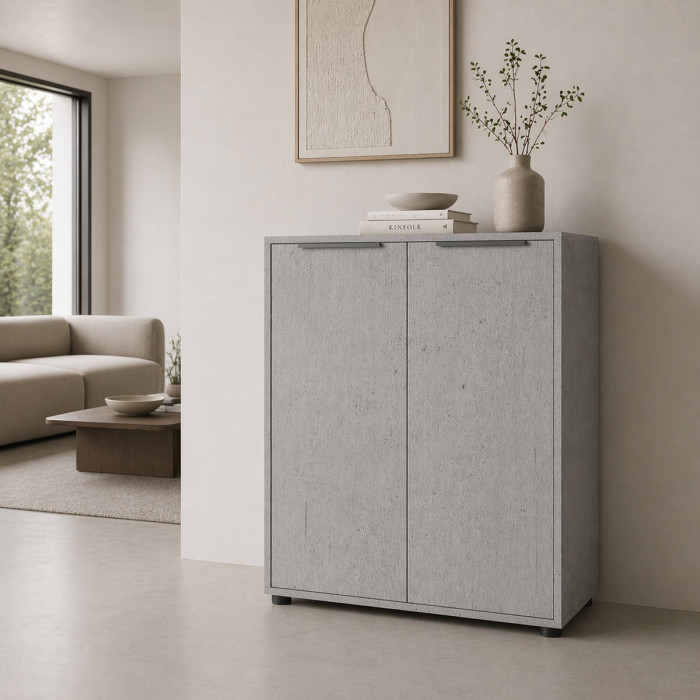 bambey-mobile-madia-2-ante-2-ripiani-L72xP35xH88-cm-cemento-opaco