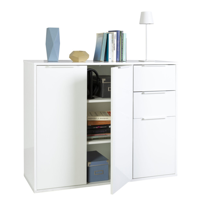 bambey-mobile-madia-3-ante-2-cassetti-L106xP35xH88-cm-bianco-lucido
