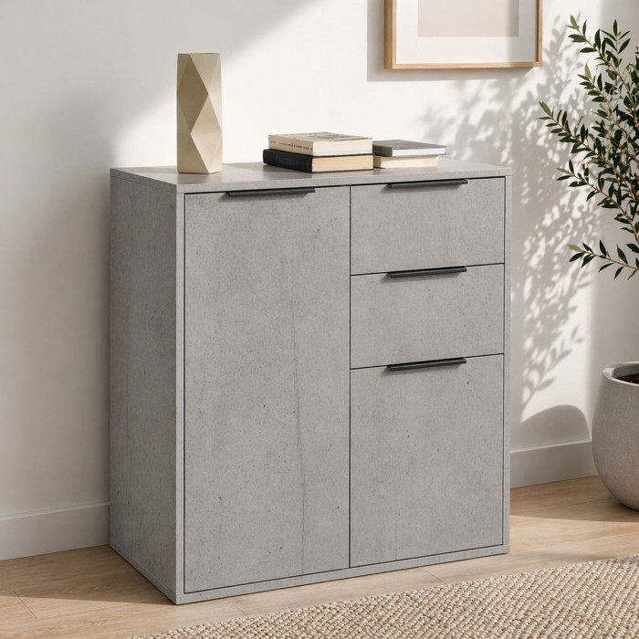 bambey-mobile-madia-2-ante-2-cassetti-L72xP35xH88-cm-cemento-opaco