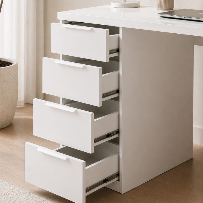 scrivania-cameretta-studio-4-cassetti-anta-L146xP60xH75-bambey-bianco