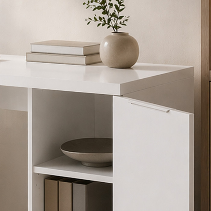 scrivania-cameretta-studio-4-cassetti-anta-L146xP60xH75-bambey-bianco