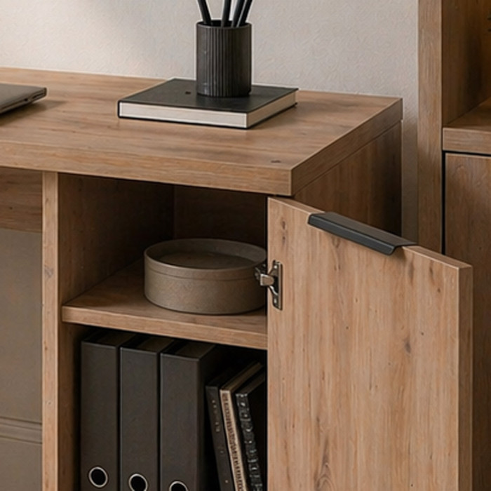scrivania-cameretta-studio-4-cassetti-anta-L146xP60xH75-bambey-rovere-artisan