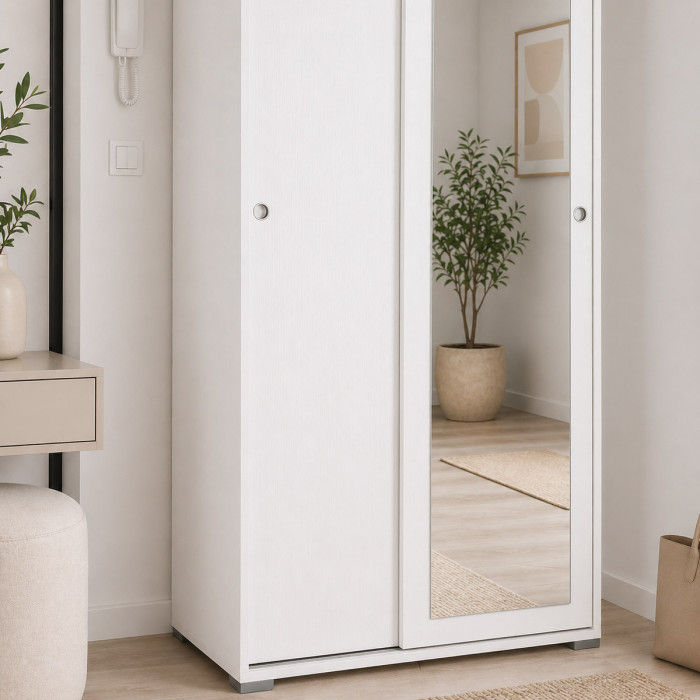 armadio-per-casa-ingresso-anta-scorrevole-con-specchio-L90xP45xH195-slide-bianco-frassinato