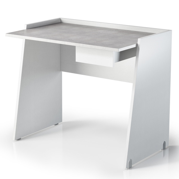 scrivania-portapc-smart-con-cassetto-desk-bianco-frassinato-cemento-L90xP60xH80-cm
